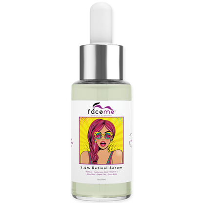 2.5% Retinol Serum - Anti-Aging Face Serum for Wrinkles & Fine Lines