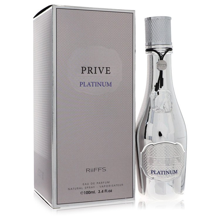 Riiffs Prive Platinum by Riiffs Eau De Parfum Spray 3.4 oz for Men 