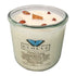Rocks Candle - Praline Cinnamon Bun (Wood Wick Red Jasper & Clear Quartz Gemstone Soy Candle)