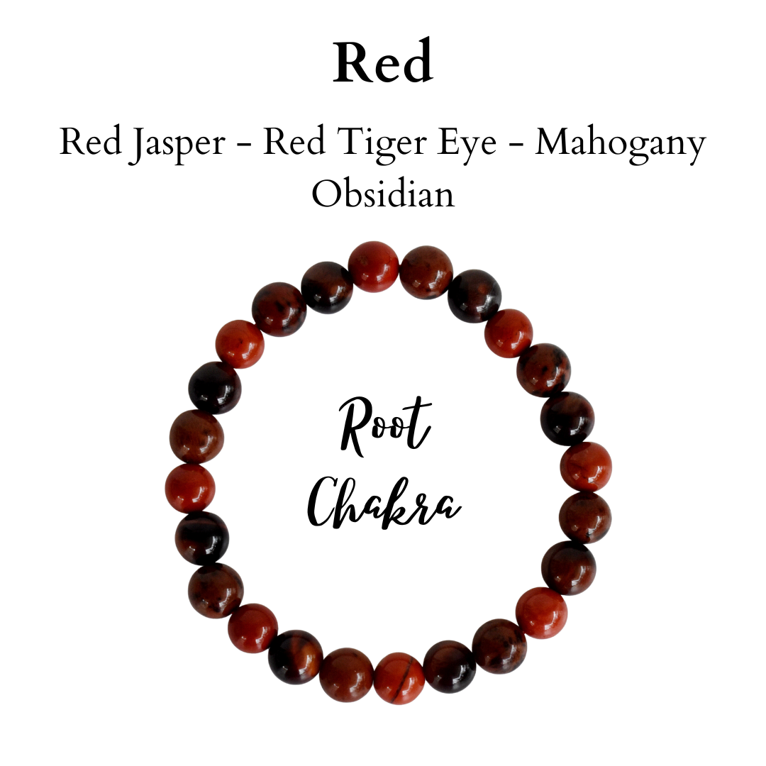 ROOT Chakra Bracelet (Enhance Grounding and Stability)  DestGlow