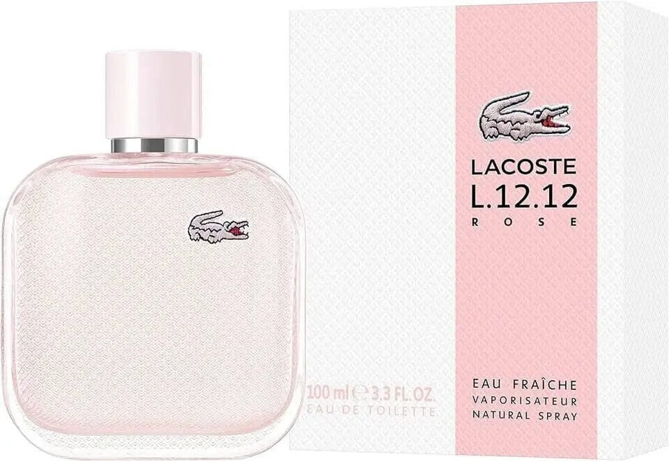 Rose Eau Fraiche By Lacoste For Women 3.3 oz EDT Spray by perfumesandrea