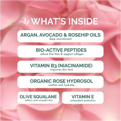 Rose Face Anti-Aging Cream and Moisturizer by Honest &amp; Pure