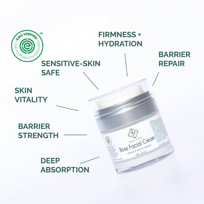 Rose Face Anti-Aging Cream and Moisturizer by Honest &amp; Pure