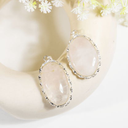 Rose Quartz Pendants – Natural Crystal Pendants Healing Gemstone Pendants  DestGlow