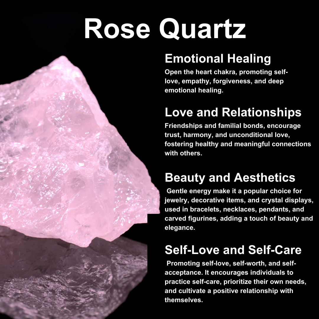 Rose Quartz Chip Bracelet (Creativity and Calming)  DestGlow