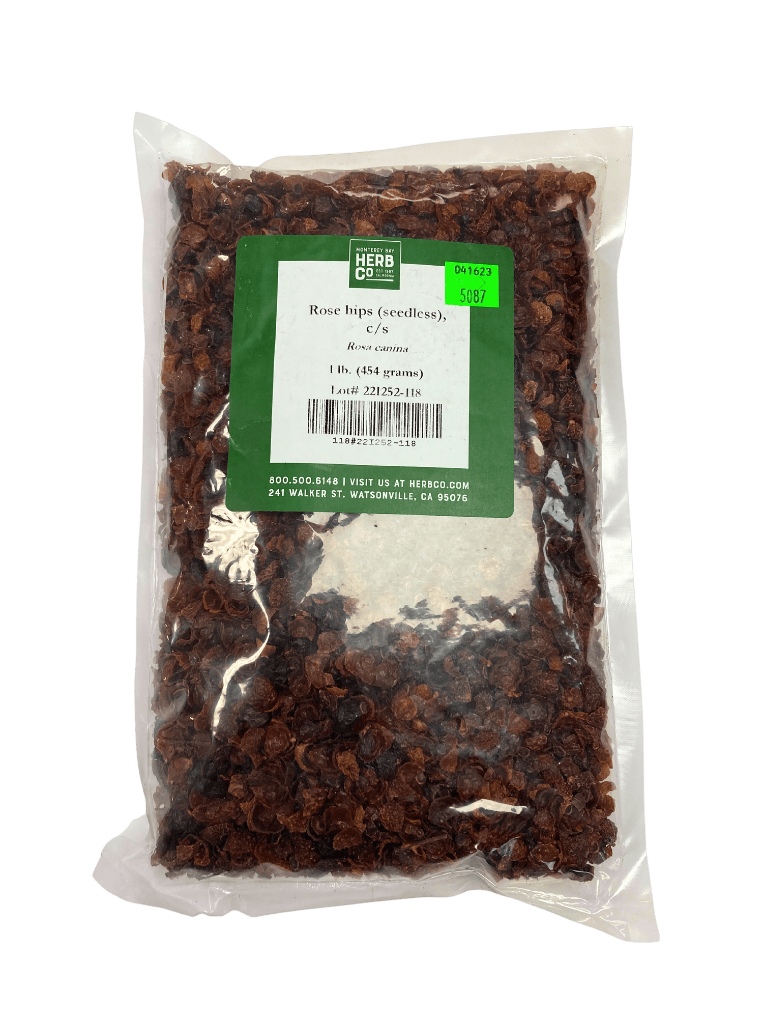 Rosehips Seedless, Cut, Sifted by Country Life Natural Foods