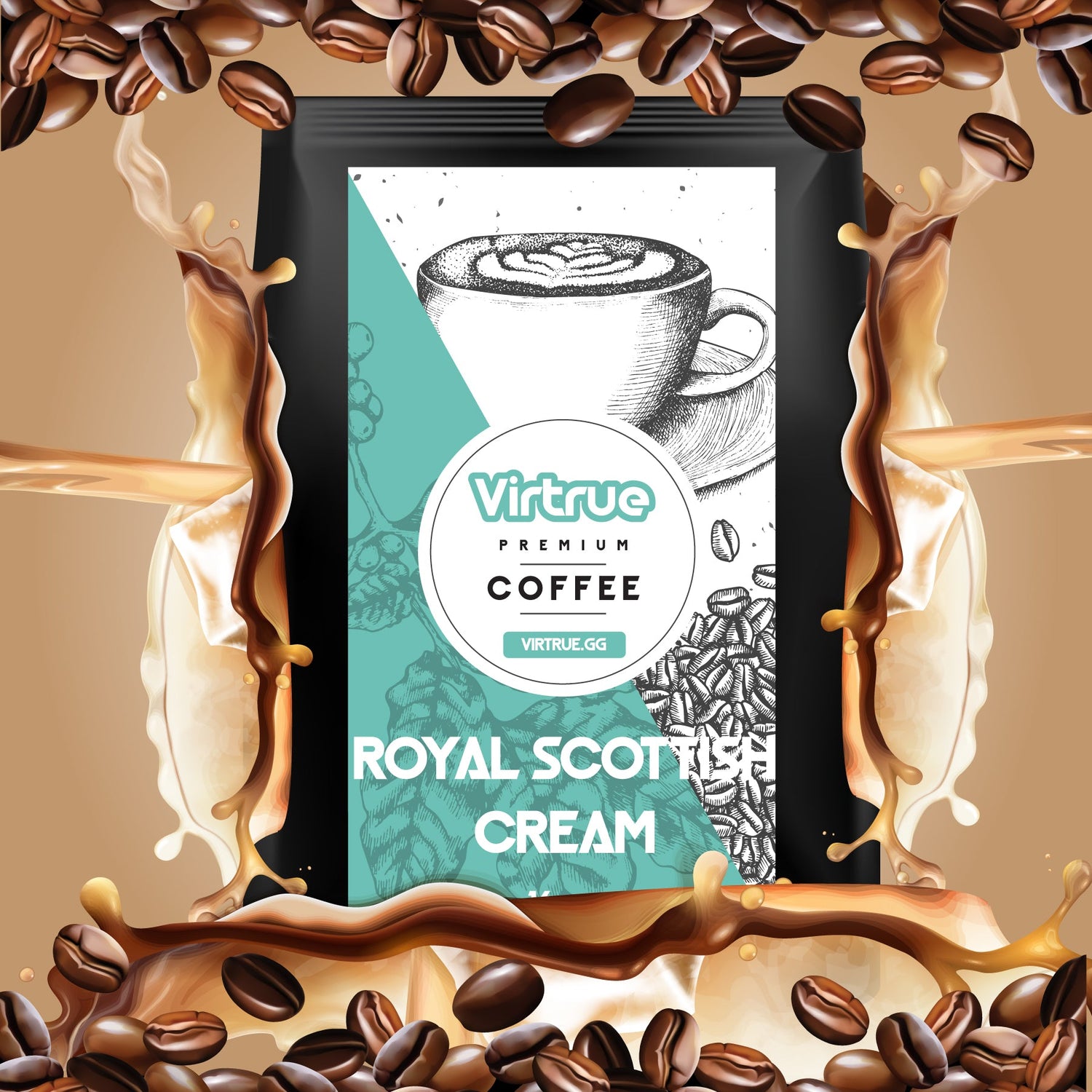Flavored Coffee – 16oz | Small Batch, Expertly Roasted, No Sugar by Virtrue