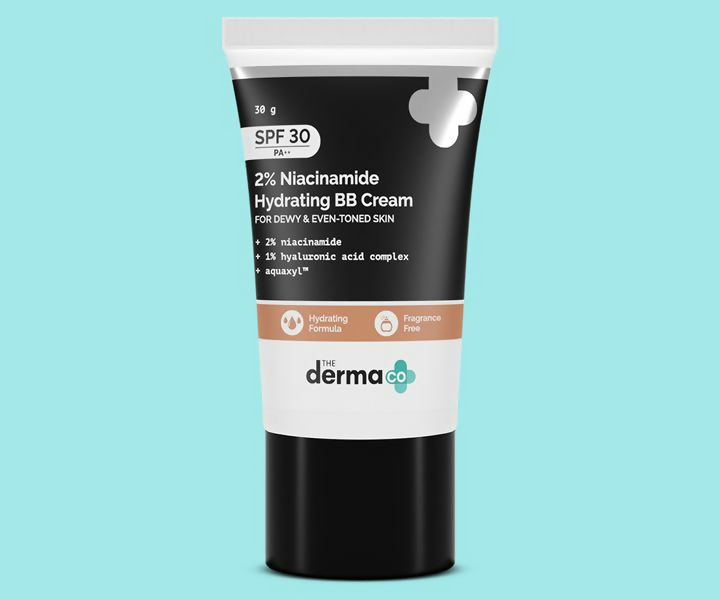 The Derma Co 2% Niacinamide Hydrating BB Cream with 1% Hyaluronic Acid Complex &amp; Aquaxyl