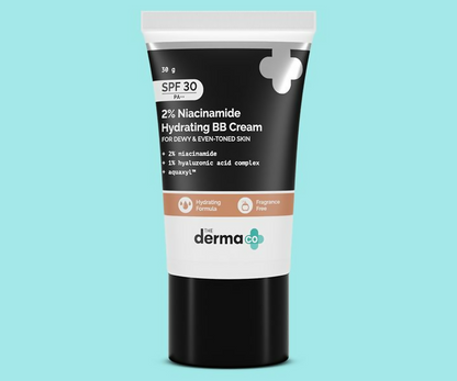 The Derma Co 2% Niacinamide Hydrating BB Cream with 1% Hyaluronic Acid Complex &amp; Aquaxyl