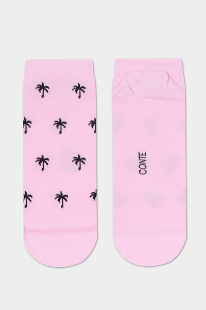 Cotton Ankle Socks Conte Active - 589 Palm Trees