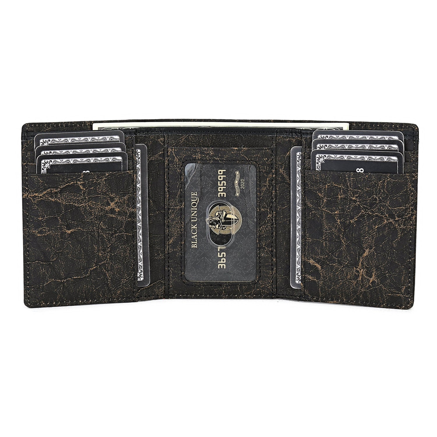 Italian Kraft Paper Sustainable Vegan Trifold Wallet by Doshi FCSA