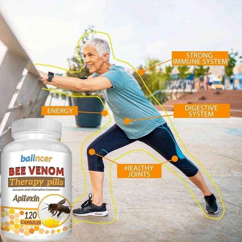 Balincer Bee Venom Extract Supplement, Can Reduce Muscle Problems, Strengthen Bones, Joint Health, Promote Blood Circulation