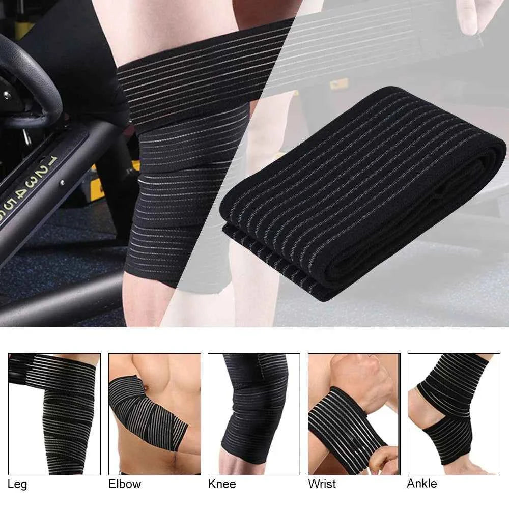 KneeFlex™ Elastic Breathable Knee Wrap – Joint Support &amp; Pain Relief
