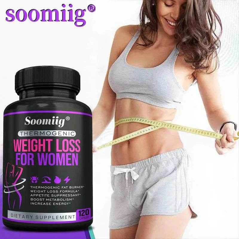 Natural Fat Burner Plant-Based Appetite Suppressant Helps Reduce Fat Accumulation and Balance Blood Sugar 120 Supplements
