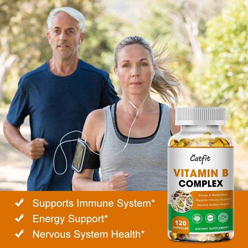 Vitamin B Complex Supplement, Supports Energy, Immune Health, Antioxidant Supplement