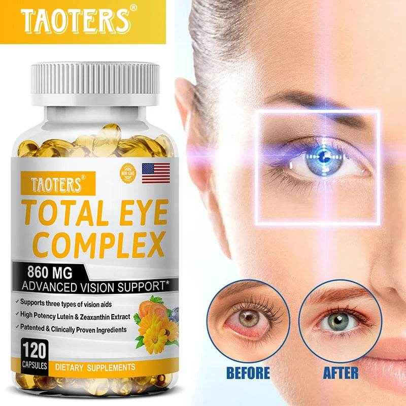 Lutein Eye Care Capsules-helps vision health, myopia, improves eye edema, supports fatigue, and helps sleep health