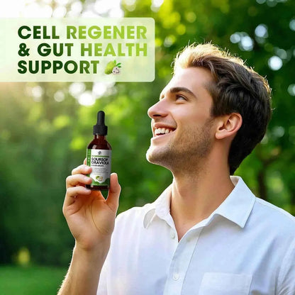 Soursop Graviola Liquid Drop for Cell Support &amp; Regeneration, Immune System and Gut Health Support, Soursop Bitters Liquid