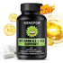 D3+K2 Supplement - 2-in-1 Natural Vitamins - Promotes Nutrient Absorption and Bone, Nervous System, and Cardiovascular Health