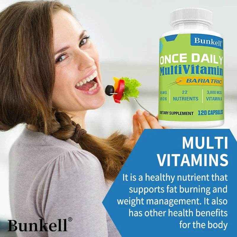 Weight Loss Multivitamin, Multimineral Support, Weight Management, Digestion, Fat Burner, Natural Ingredients, 120 Capsules