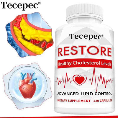 Restore - Supplement To Support Healthy Cholesterol, Lipid Management, Kidney, Cardiovascular and Brain Health