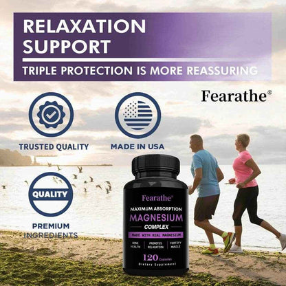 Magnesium Citrate Supplement - Improves Absorption, Supports Bone Density and Strength, Muscle, Energy and Sleep