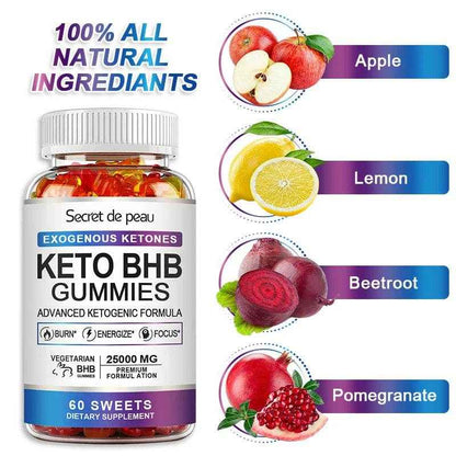 Keto ACV Gummies Advanced Weight Loss - for Women and Men - Apple Cider Vinegar Supplement - Detox &amp; Cleanse, Digestion