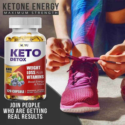 Ketogenic Capsules - Help Control Appetite, Burn Fat, Metabolize Fat, Inhibit Fat Accumulation, Promote Digestion and Detox