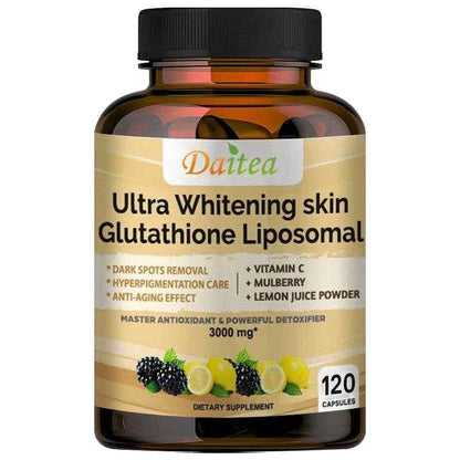 Collagen Glutathione Capsules - Powerful Antioxidants That Help with Immune Function, Boost Metabolism, Repair and Cleanse