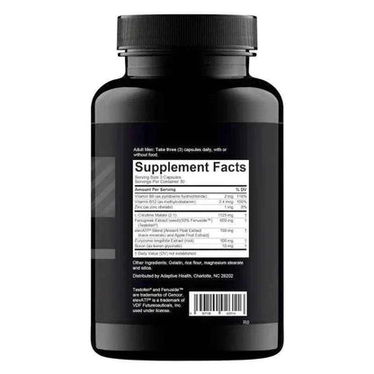 B Vitamins, Trace Mineral Supplement, Male Strength Enhancer, Supports Increased Muscle, Strength, Energy, 90 Capsules
