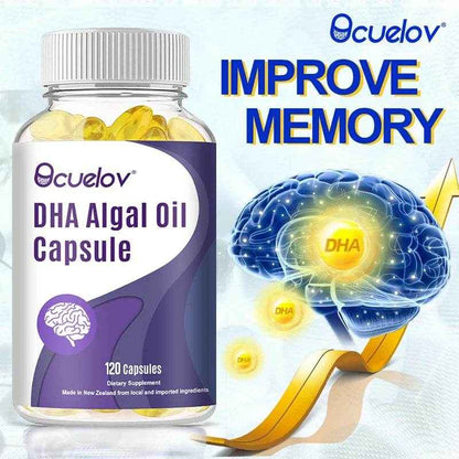 DHA natural algae oil extract, supplement memory and attention, support memory enhancement, protect brain nerves