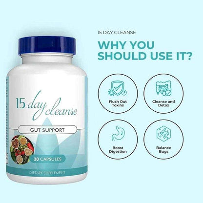 15-day Intestinal Cleansing and Detoxifying Capsules, Targeting The Overall Colon, Digestive Regulation, and Intestinal Health