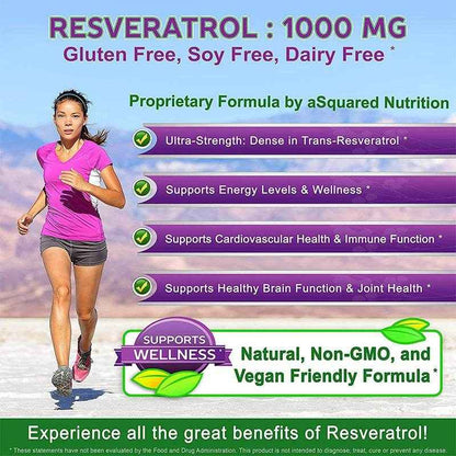 Balincer Resveratrol Capsules Support Cardiovascular Health, Antioxidants, Improve Immunity, and Promote Smooth Skin