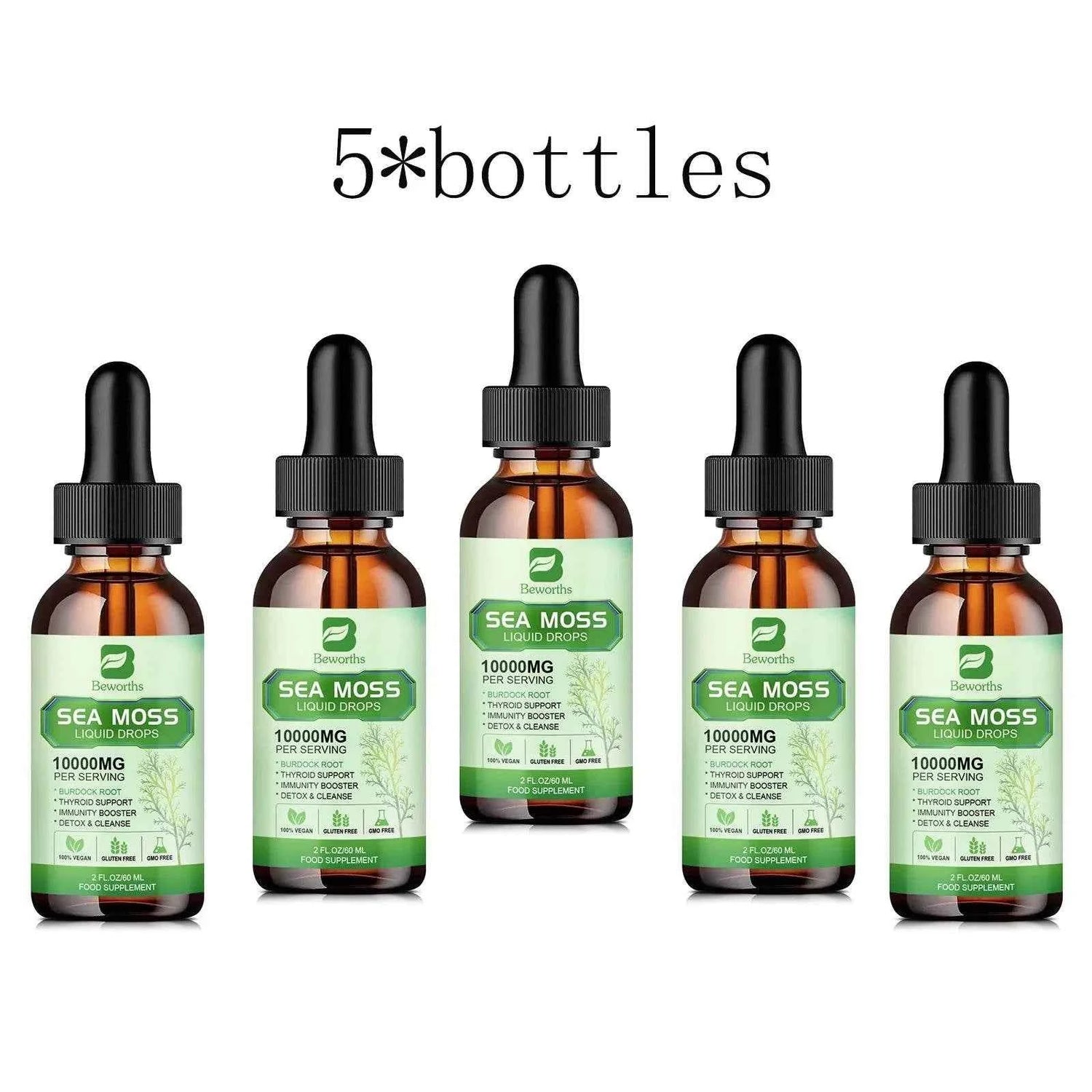 Organic Sea Moss Drops- Joint Support Supplement - Immune Support Supplement