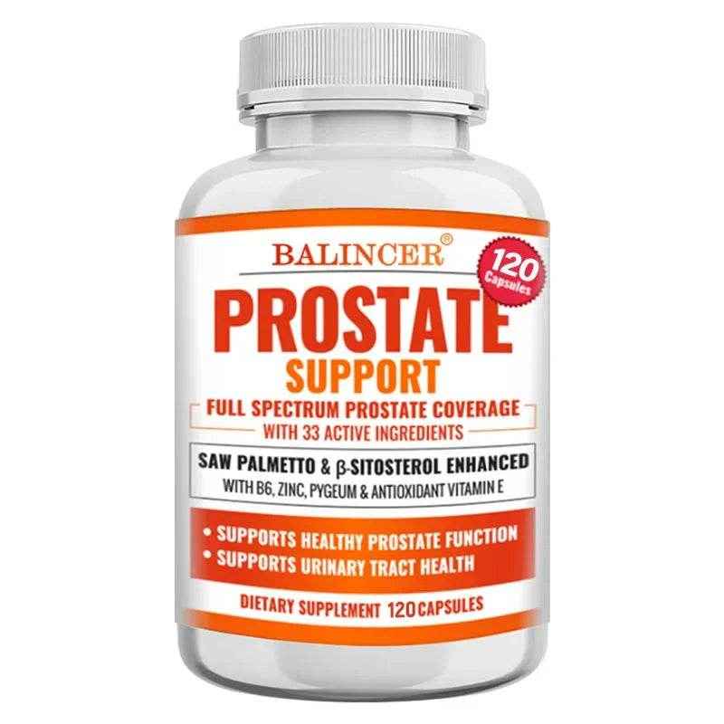Saw Palmetto Prostate Support Supplement for Urinary Tract Health Hair Growth - Natural Health Food Vitamins &amp; Supplements