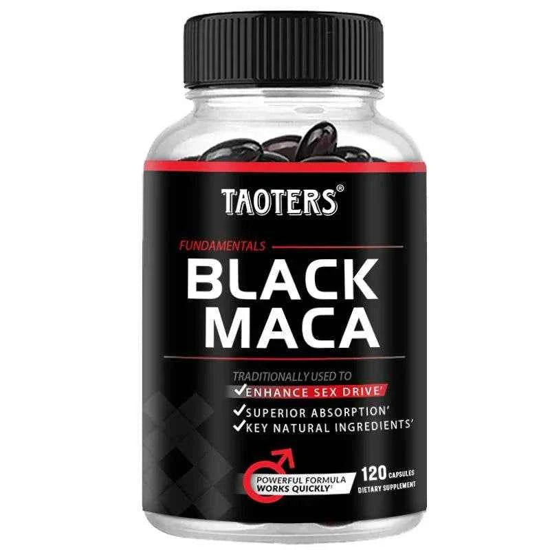 Black Maca Capsules - Improves Endurance and Performance - Mood and Immune Support, Builds Muscle