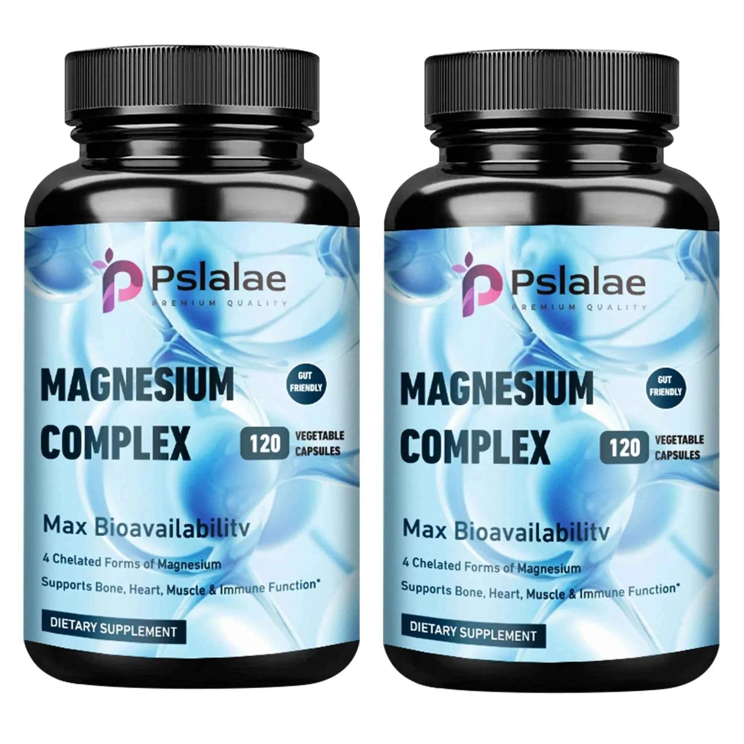 Magnesium Complex - Supports Deep Sleep, Promotes Muscle Growth, Bone, Brain, Heart Health - 120 Capsules