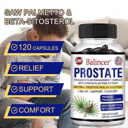 Balincer Saw Palmetto Sitosterol Capsules for Men&