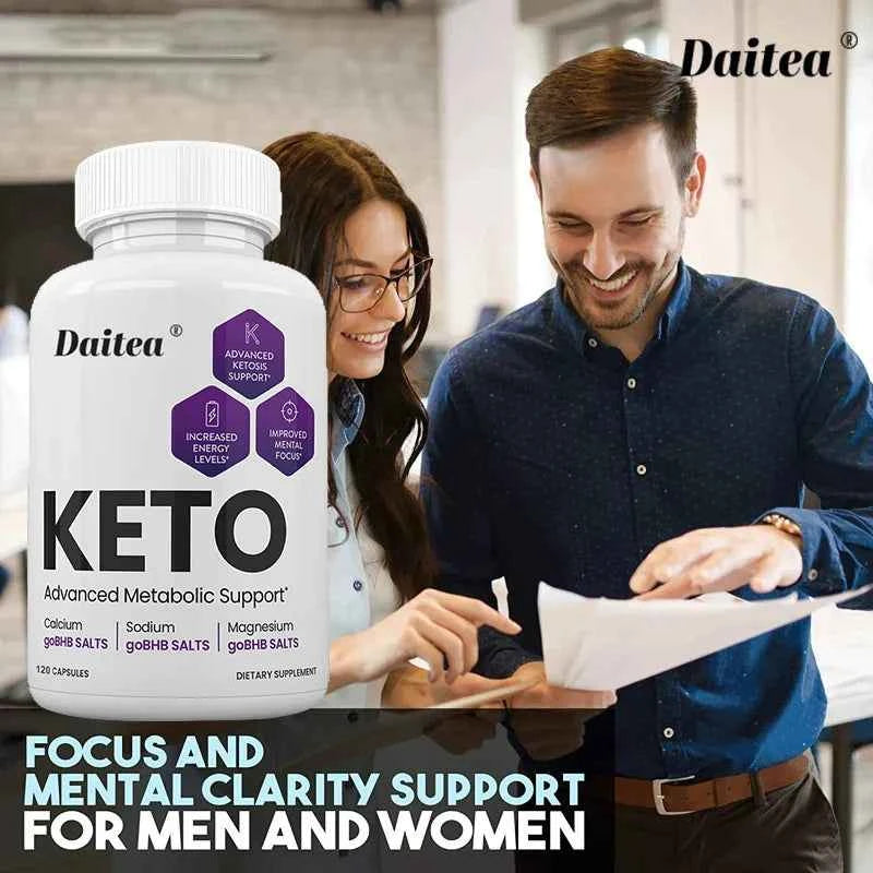 Keto Capsules - Burn Belly Fat and Muscle, Energy Supplement, Metabolism Boost, Weight Management