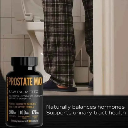 With Saw Palmetto and 30 Powerful Herbal Extracts, Minerals and Vitamins to Maximize Prostate Health, 90 Capsules