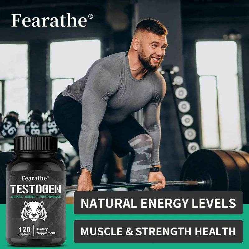 Black Pepper Extract Supplement - Helps Improve Male Performance, Muscle Mass, Energy and Endurance, and Overall Health