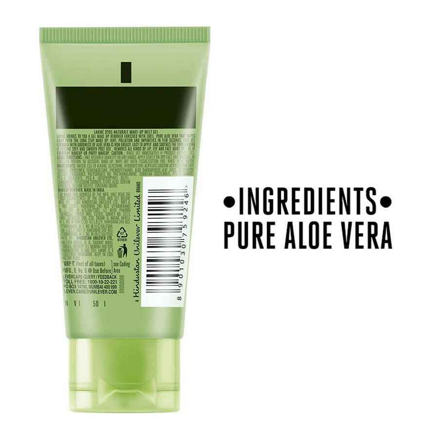 Lakme 9 To 5 Naturale Gel Makeup Remover With Pure Aloe Vera