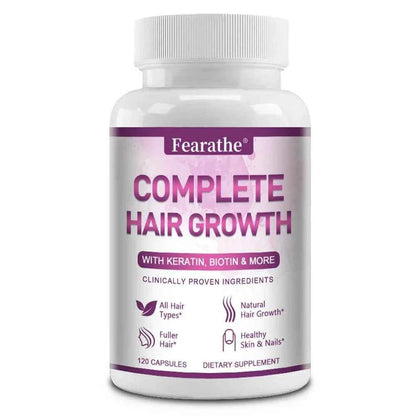 Premium Hair Growth for Men and Women - Hair Care Vitamins with Biotin and Keratin - Promotes Thicker, Healthier Hair Growth
