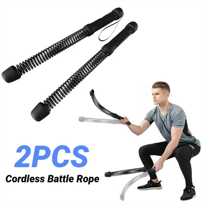 Stainless Steel Spring Arm Expander Bar – Ergonomic Strength Training Grip for Biceps, Triceps &amp; Muscle Growth