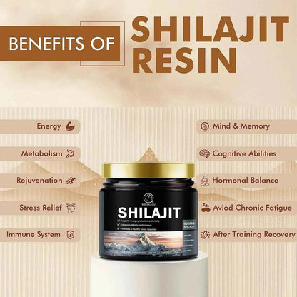 BBEEAAUU Himalaya Shilajit Original High in Trace Minerals &amp; Fulvic Acid for Energy,Muscle Strength&amp;Immunity,Endurance for Adult