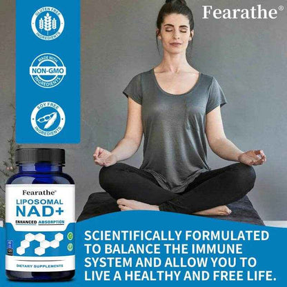 VIVALIFER Liposomal NAD+ Supplement for Super Absorption, Anti-Aging, Energy and DNA Repair, Brain Function