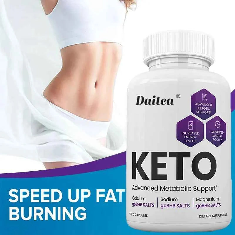 Keto Capsules - Burn Belly Fat and Muscle, Energy Supplement, Metabolism Boost, Weight Management