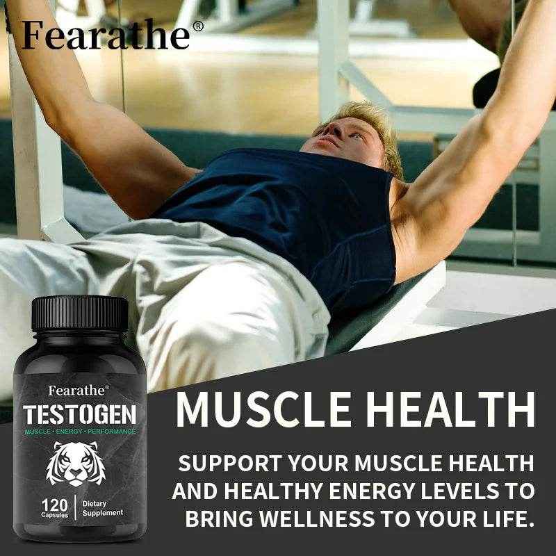 Black Pepper Extract Supplement - Helps Improve Male Performance, Muscle Mass, Energy and Endurance, and Overall Health