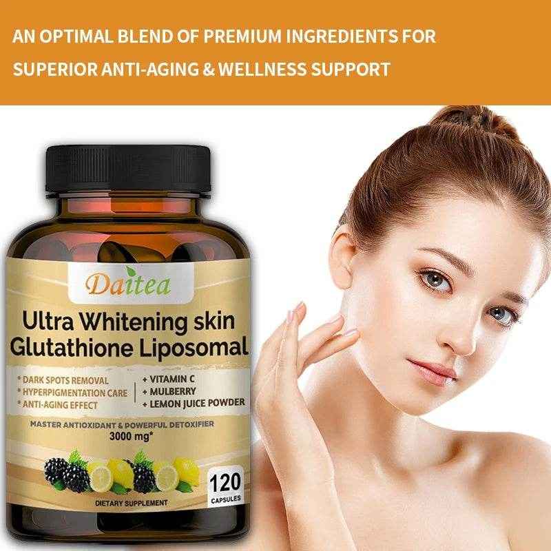Collagen Glutathione Capsules - Powerful Antioxidants That Help with Immune Function, Boost Metabolism, Repair and Cleanse