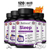 Sleep Supplement - Melatonin + Natural Plant Extracts, Promotes Healthy Sleep Cycles, Supports Immune Health, Antioxidant
