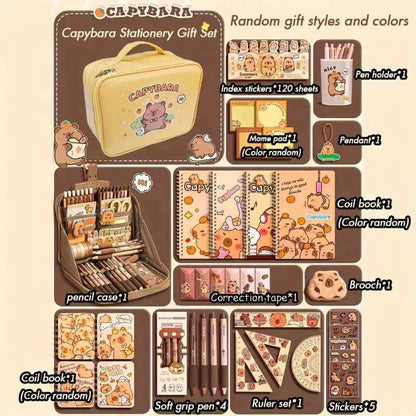 Cute Capybara Stationery Gift Set